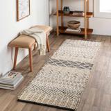 Malolos 8'10" x 12' Handmade Jute Moroccan Jute Black/Cream Area Rug - Hauteloom