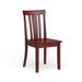 Wilmington II Slat Back Wood Dining Side Chairs by iNSPIRE Q Classic (Set of 2)