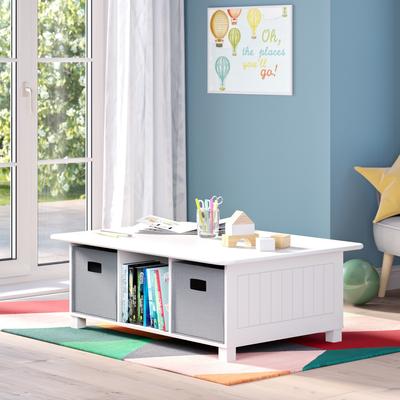 RiverRidge Kids Desk, Activity and Play Table with 6 Storage Cubbies
