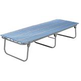 Blantex Inc. Blantex XB-4 Heavy-Duty Steel Economy Folding Cot 25.5” x 71.5” w/Foam Mat in Gray | 15.25 H x 71.5 W x 26 D in | Wayfair