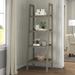 Hallberg 72" H x 24" W Solid Wood Ladder Bookcase Wood in Gray Laurel Foundry Modern Farmhouse® | 72 H x 24 W x 20 D in | Wayfair