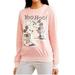 Disney Tops | Disney Women's Mickey Minnie Pullover Sweatshirt | Color: Pink | Size: S (3-5)