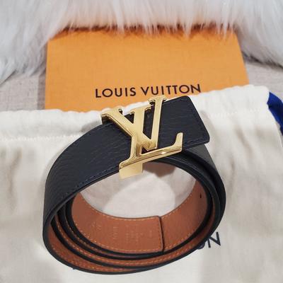 Louis Vuitton, Accessories, Louis Vuitton Reversible Black Belt