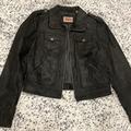 Levi's Jackets & Coats | Levis Black Jacket With Suede Finish | Color: Black/Silver | Size: S