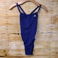 Adidas Swim | Adidas Women's Solid C Back Sport Active One Piece | Color: Blue | Size: 26r