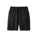 Men's Big & Tall Cotton Jersey Pajama Shorts by KingSize in Black (Size 2XL)