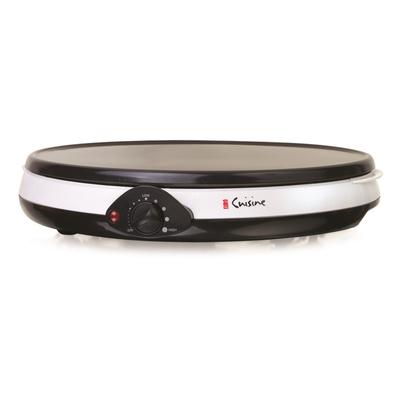 Euro Cuisine 12" Electric Crepe Maker by Euro Cuisine in Black And White