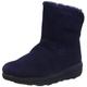 Fitflop Women's Mukluk Shorty Iii Boot Snow, Midnight Navy, 4 UK