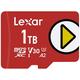 Lexar PLAY 1TB Micro SD Card, microSDXC UHS-I Card, Up To 150MB/s Read, TF Card Compatible-with Nintendo-Switch, Portable Gaming Devices, Smartphones And Tablets (LMSPLAY001T-BNNAG)