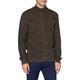 Pierre Cardin Men's Multicolor Structure Strickjacke Cardigan Sweater, Marine, X-Large