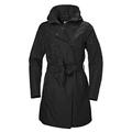 Helly Hansen Womens Wesley II Trench Coat, S, Black