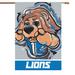 Detroit Lions Justin Patten House Flag