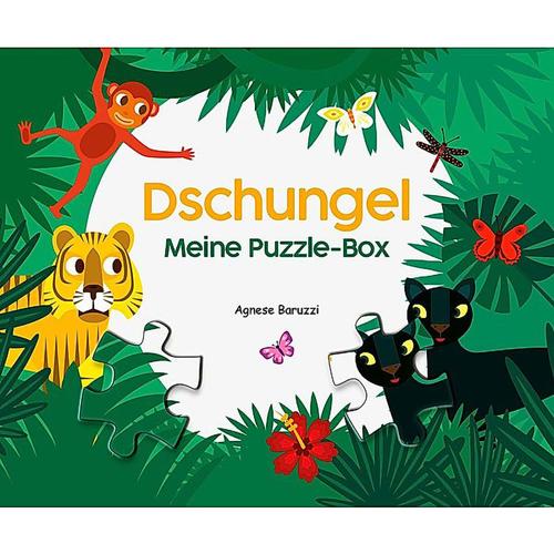 JAKO-O Meine Puzzle-Box Dschungel, bunt