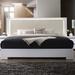 Orren Ellis Annette Platform Bed Wood & /Upholstered/Faux leather in Brown | 48 H x 78 W x 86 D in | Wayfair OREL4410 40462553