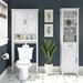 Key West Tall Linen Cabinet and Space Saver by Bush Furniture