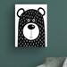 Redwood Rover Vanilla Bear by Lucia Stewart - Wrapped Canvas Graphic Art Canvas in Black/Green/White | 24 H x 18 W x 2 D in | Wayfair