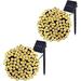 The Holiday Aisle® 200 LED Christmas Lights 866.14inch Solar Powered Waterproof Christmas Decorations String Lights in Yellow | 866.14 W in | Wayfair