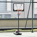 Soozier Height Adjustable 102.25" Outdoor Basketball Hoop in Black | 102.25 H x 32.75 W x 29.5 D in | Wayfair A61-021
