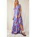 Free People Dresses | Free People Blossom Silk Maxi Dress | Color: Purple | Size: S