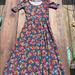 Lularoe Dresses | Lularoe Ana Dress!! Size Medium! Beautiful Print! | Color: Blue | Size: M