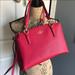 Coach Bags | Coach Small Christie Crossgrain Carryall Satchel | Color: Pink | Size: 12.5" (L) X 8.5" (H) X 4.25" (W)