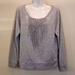 American Eagle Outfitters Tops | American Eagle Outfitters Gray Tassels Sweatshirt | Color: Gray | Size: M