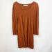 Free People Dresses | Free People Rust Orange Smocked Tunic Dress M | Color: Brown/Orange | Size: M