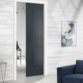 Barn Door - Calhome Paneled Manufactured Wood Painted Sliding Closet Doors Manufactured Wood in White | 80 H x 36 W x 1.5 D in | Wayfair