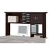 Inbox Zero Genoveva 34" H x 63" W Desk Hutch Wood in Brown | 34 H x 63 W x 12 D in | Wayfair 25F8084B5ADE4759A30ACC7068BEAF8D