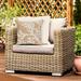 Liora Manne Frontporch Coral Indoor/Outdoor Pillow Neutral 18" Square