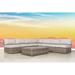 LSI 8 Piece Rattan Sectional Seating Group with Cushions