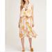 Anthropologie Dresses | Anthropologie Paper Crown ‘Magnolia’ Midi Dress | Color: Gold/Pink | Size: M