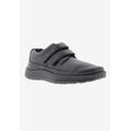 Men's MANSFIELD II Velcro® Strap Shoes by Drew in Black Calf (Size 11 1/2 EE)