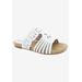 Women's Nikole Slide Sandal by Bellini in White Faux Nubuck (Size 7 M)