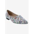 Wide Width Women's Flora Loafer by Bellini in Blue Flower (Size 8 W)