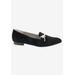 Wide Width Women's Dragonfly Loafer by Bellini in Black Velvet (Size 9 1/2 W)