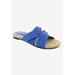 Wide Width Women's Nene Slide Sandal by Bellini in Blue (Size 7 1/2 W)
