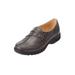 Women's The Natalia Slip-On Flat by Comfortview in Grey (Size 11 M)