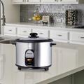 Brentwood Rice Cooker w/ Steamer Aluminum/Metal | 8.6 H x 10 W x 10 D in | Wayfair 95083290M