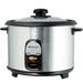 Brentwood Rice Cooker w/ Steamer Aluminum/Metal | 8.6 H x 10 W x 10 D in | Wayfair 95083290M