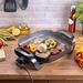 Brentwood 12 In. Electric Skillet w/ Glass Lid Die Cast Aluminum in Gray | 7 H x 18 W x 15 D in | Wayfair 95083213M