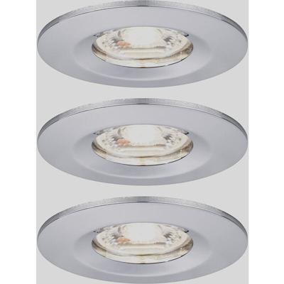 Paulmann 94303 EBL Nova mini Coin LED-Einbauleuchte 3er Set 4 W Chrom