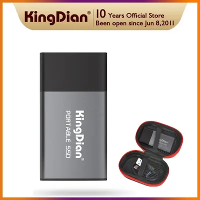 KingDian-Disque dur externe SSD portable 120 Go 250 Go USB 3.0 Type C Solide Ordinateur