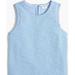 J. Crew Tops | Nwt Xl J Crew Scalloped Hem Textured Tank | Color: Blue | Size: Xl