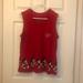 Disney Tops | Disney Sleeveless Top Size Medium | Color: Red | Size: M