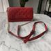 Michael Kors Bags | Classic Michael Kors Red Quilted Cross Body Wallet | Color: Red | Size: Os