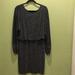 Jessica Simpson Dresses | Jessica Howard Lurex Blouson Dress 10 | Color: Black/Silver | Size: 10