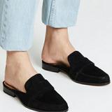 Rebecca Minkoff Shoes | New Rebecca Minkoff Mika Black Suede Mule Flats | Color: Black | Size: 7.5