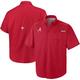 Men's Columbia Crimson Alabama Tide Big & Tall Collegiate Tamiami Button-Down Shirt
