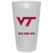 Virginia Tech Hokies 16oz. Frosted Personalized Pint Glass